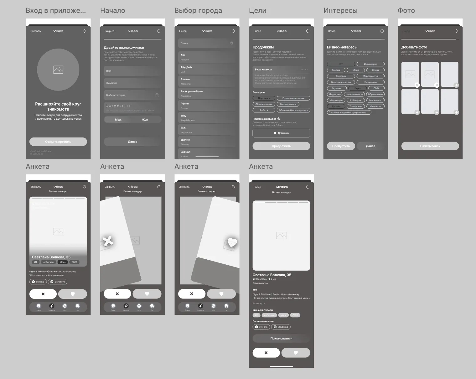 Wireframes